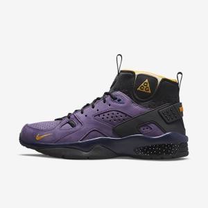 Nike ACG Air Mowabb Sneakers Herren Lila Blau Schwarz Gold | NK145QRO