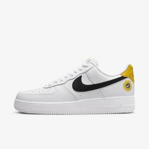 Nike Air Force 1 07 LV8 Sneakers Herren Weiß Gelb Schwarz | NK182XBP