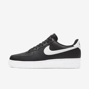 Nike Air Force 1 07 Sneakers Herren Schwarz Weiß | NK625SVZ