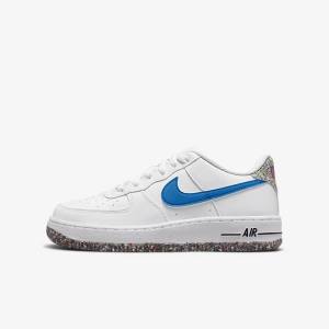 Nike Air Force 1 LV8 Older Sneakers Kinder Weiß Mintfarben Rosa Hellblau | NK549XQG