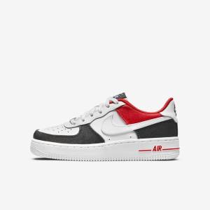 Nike Air Force 1 LV8 Older Sneakers Kinder Weiß Navy Rot Weiß | NK581UTN