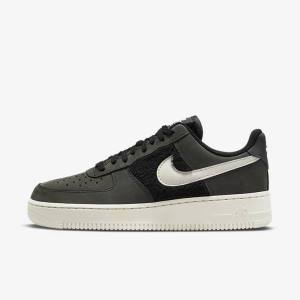 Nike Air Force 1 Sneakers Damen Schwarz Hellbeige | NK139VMO