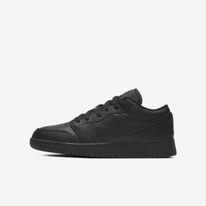 Nike Air Jordan 1 Low Older Sneakers Kinder Schwarz | NK015ZMY