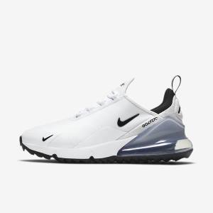 Nike Air Max 270 G Golfschuhe Damen Weiß Platin Schwarz | NK810WHN