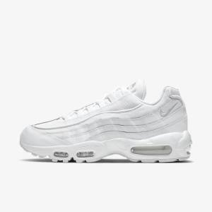 Nike Air Max 95 Essential Sneakers Herren Weiß Grau Weiß | NK903CLT