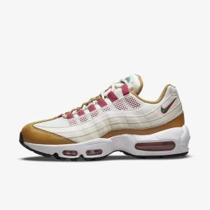 Nike Air Max 95 Sneakers Damen Weiß Braun Grün | NK850EUM