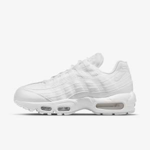 Nike Air Max 95 Sneakers Damen Weiß Metal Silber Weiß | NK261SLR