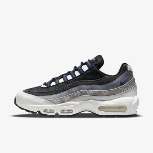 Nike Air Max 95 Sneakers Herren Schwarz Dunkelgrau Blau | NK507AXO