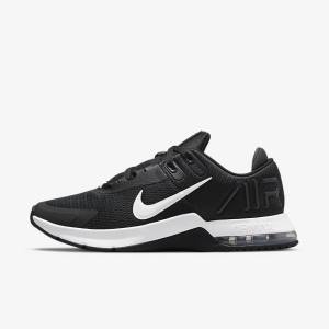 Nike Air Max Alpha Trainer 4 Sportschuhe Herren Schwarz Dunkelgrau Weiß | NK736RXQ