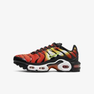 Nike Air Max Plus Older Sneakers Kinder Orange Gold Schwarz | NK713EVD