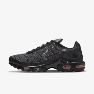 Nike Air Max Plus Sneakers Herren Schwarz Orange Grau Weiß | NK826VWR