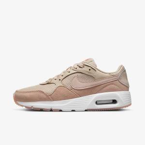 Nike Air Max SC Sneakers Damen Khaki Grau Rosa Weiß Rosa | NK270OKH