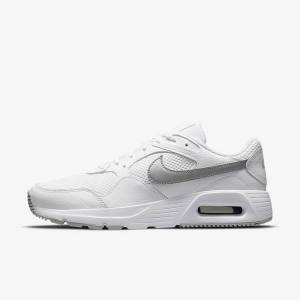 Nike Air Max SC Sneakers Damen Weiß Platin Metal Platin | NK245LKP