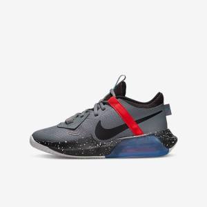 Nike Air Zoom Crossover Older Basketballschuhe Kinder Grau Rot Türkis Schwarz | NK981SUQ