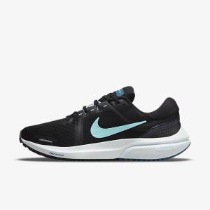 Nike Air Zoom Vomero 16 Straßen Laufschuhe Damen Schwarz Helltürkis Grün | NK241NGU