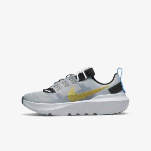 Nike Crater Impact Older Sneakers Kinder Hellgrau Blau Weiß | NK857DMG