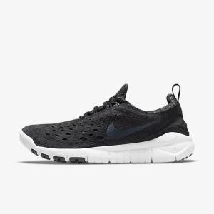 Nike Free Run Trail Sneakers Herren Schwarz Weiß Dunkelgrau | NK640DRX