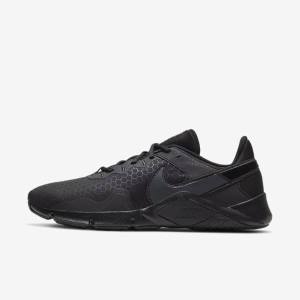 Nike Legend Essential 2 Sportschuhe Herren Schwarz Dunkelgrau | NK978TWZ