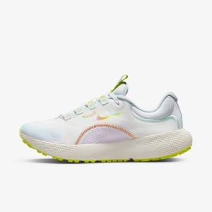 Nike React Escape Run Straßen Laufschuhe Damen Weiß Grün Mehrfarbig | NK750TKP