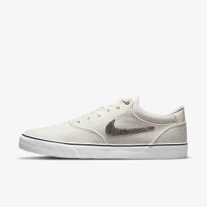 Nike SB Chron 2 Canvas Premium Skate Shoes Herren Grau Grün | NK965SBI