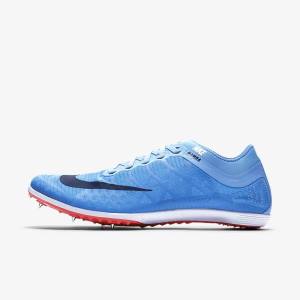 Nike Zoom Mamba 3 Unisex Distance Spike Laufschuhe Damen Blau Hellrot Blau | NK395ZHT